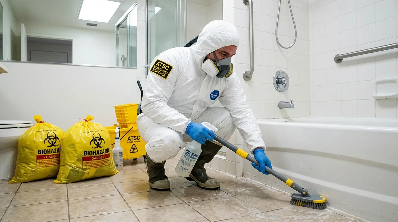 Decontamination equipment deployed for Blood Cleanup in Catalina